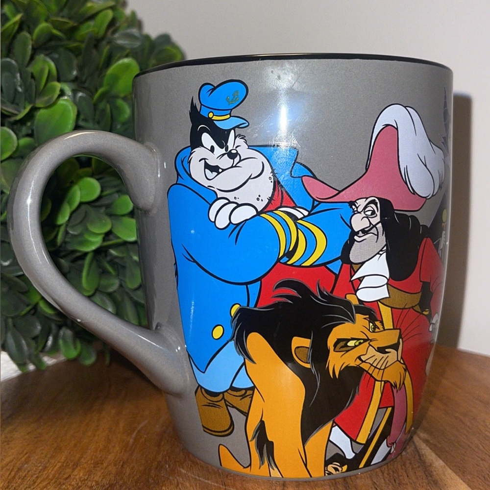 Disney Villains Mug with Gray and Blue Design